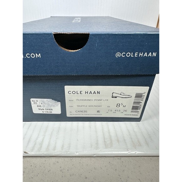 Cole Haan FlexGrand+ Men Penny Loafer Size 8.5 Brown Suede Slip-On Cushioned NEW main image 4
